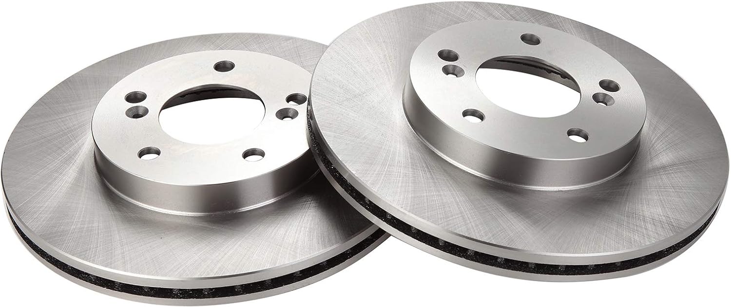 TRQ Front Brake Rotors Set Vented for Acura and Honda Models