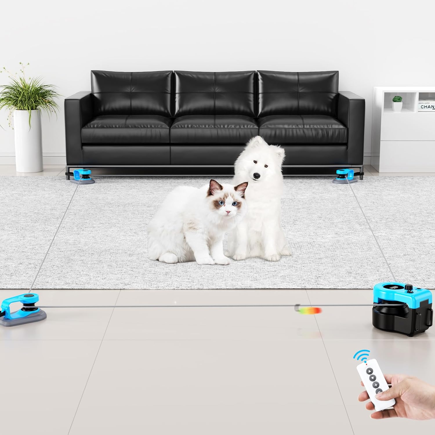 Pet Deluxe Interactive Cat Toy for Indoor Cats - Fun & Engaging