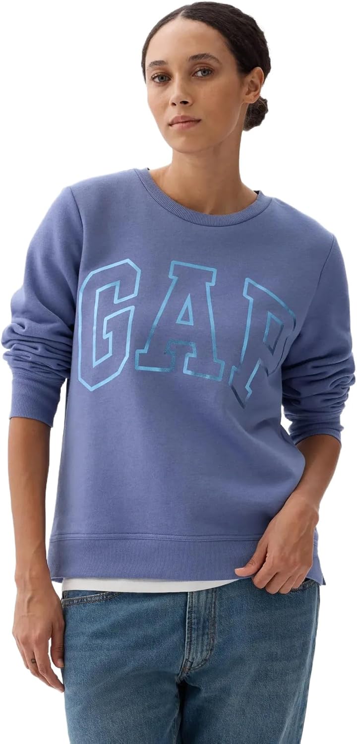 Cozy Logo Crew Sweatshirt by Gap