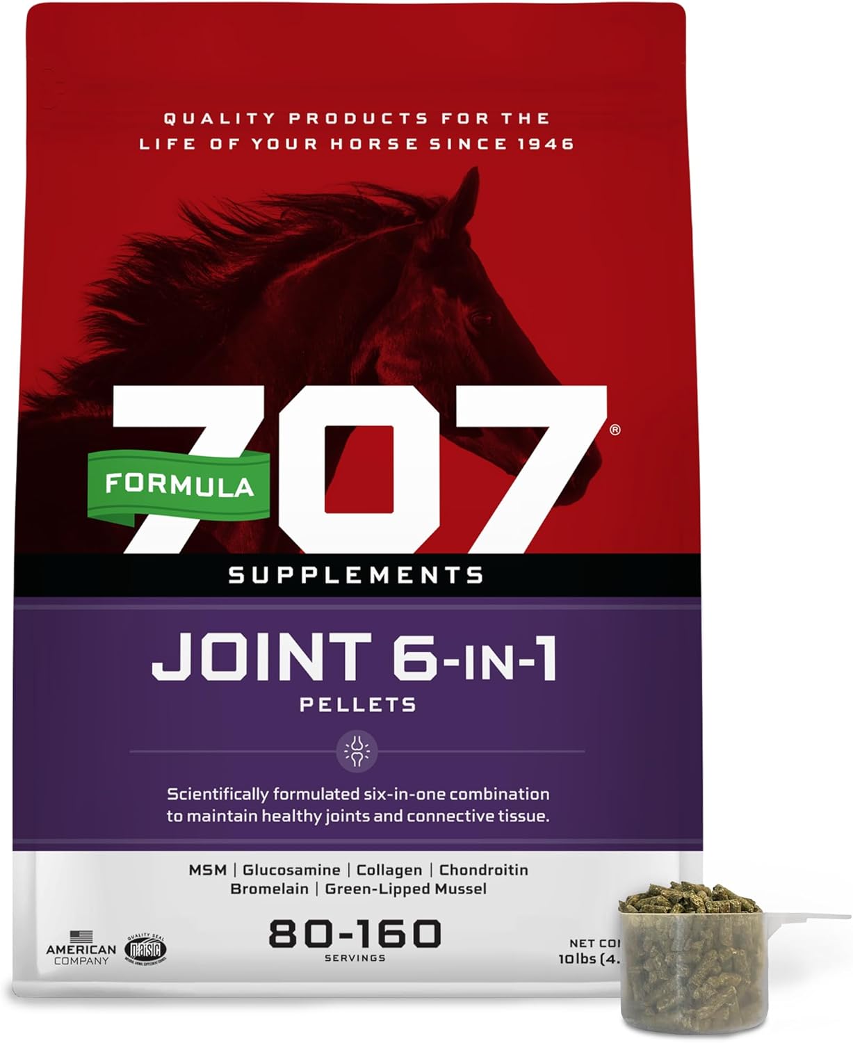 Formula 707 Joint 6in1 Equine Supplement for Horse Health