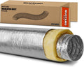 6 Inch 25 Ft Insulated Flexible Duct R4.2 - High-Efficiency Thermal