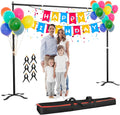 10x8.5ft Upgraded Heavy Duty Backdrop Stand Kit - Quick Setup