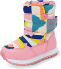 Water-Resistant Snow Boots for Toddlers and Kids - Warm, Easy On
