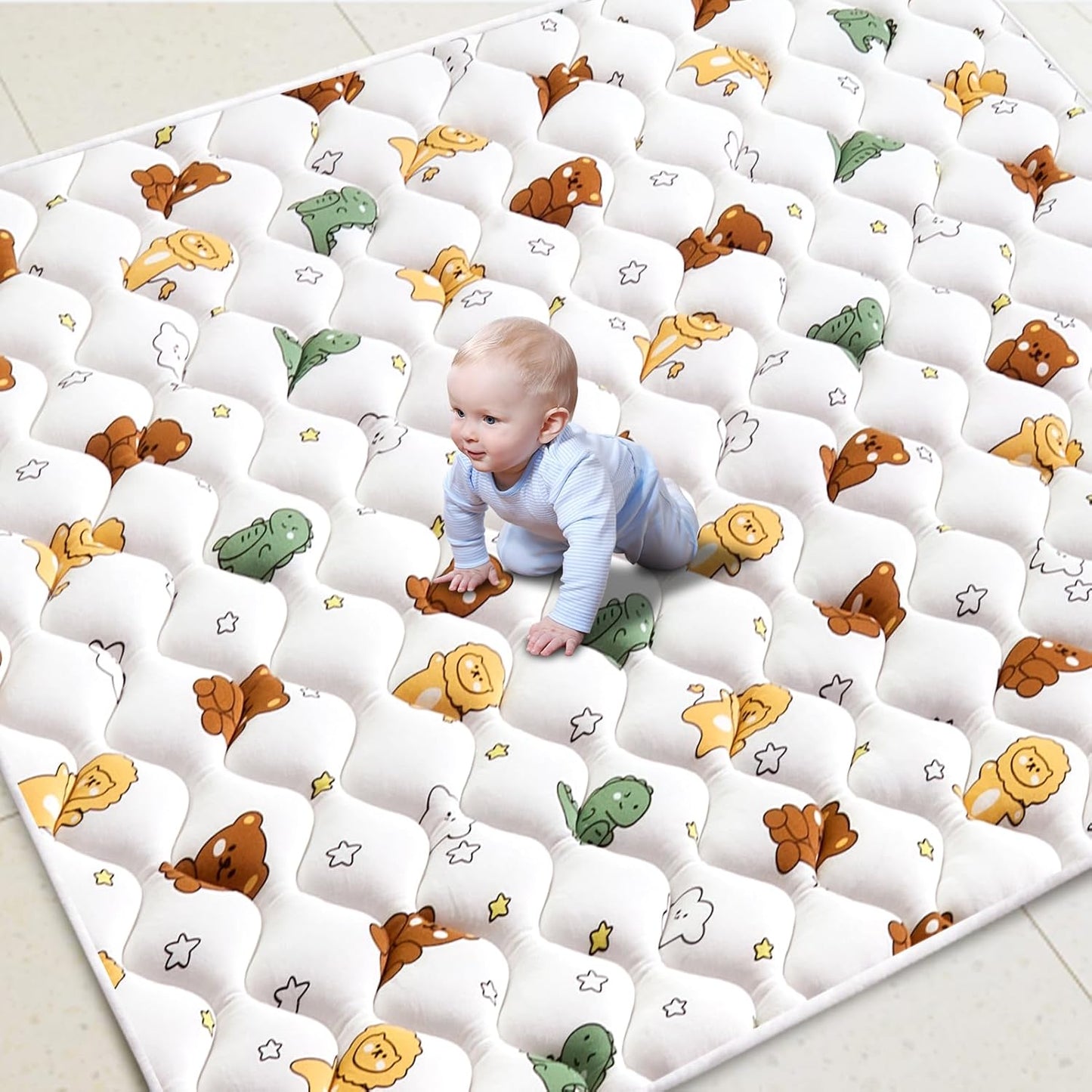 Premium Foam Baby Play Mat for Floor - Extra Large Soft Mat