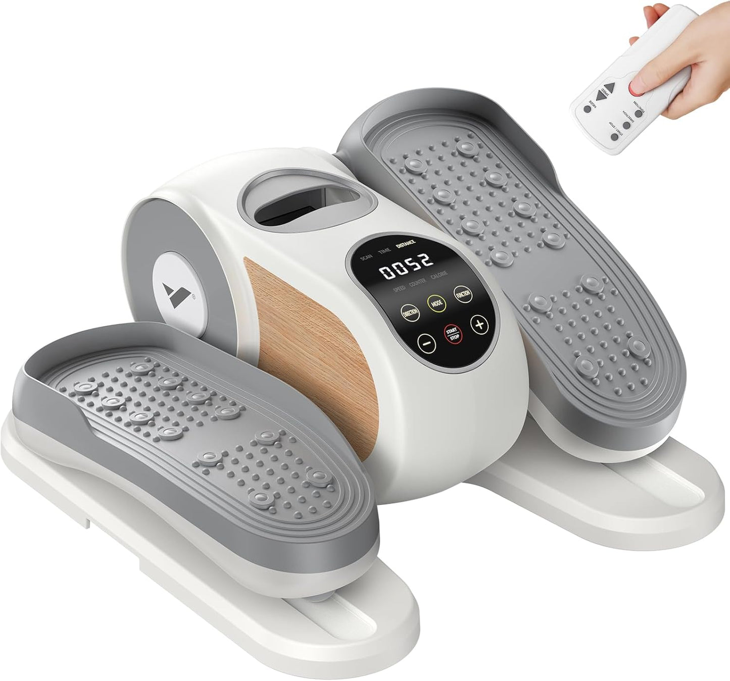 MERACH Under Desk Elliptical Machine for Seniors with Remote Control