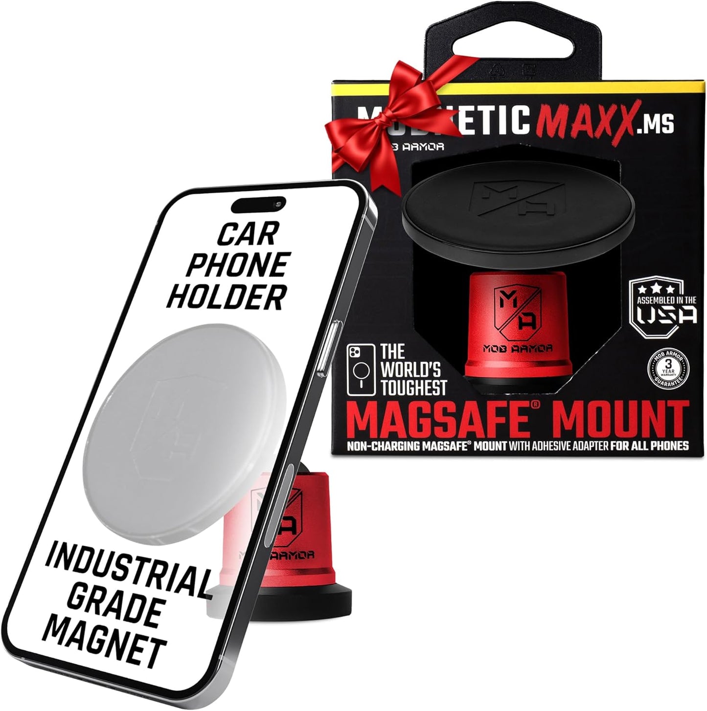 Mob Armor MobNetic Maxx MS - Magnetic Phone Holder for Car
