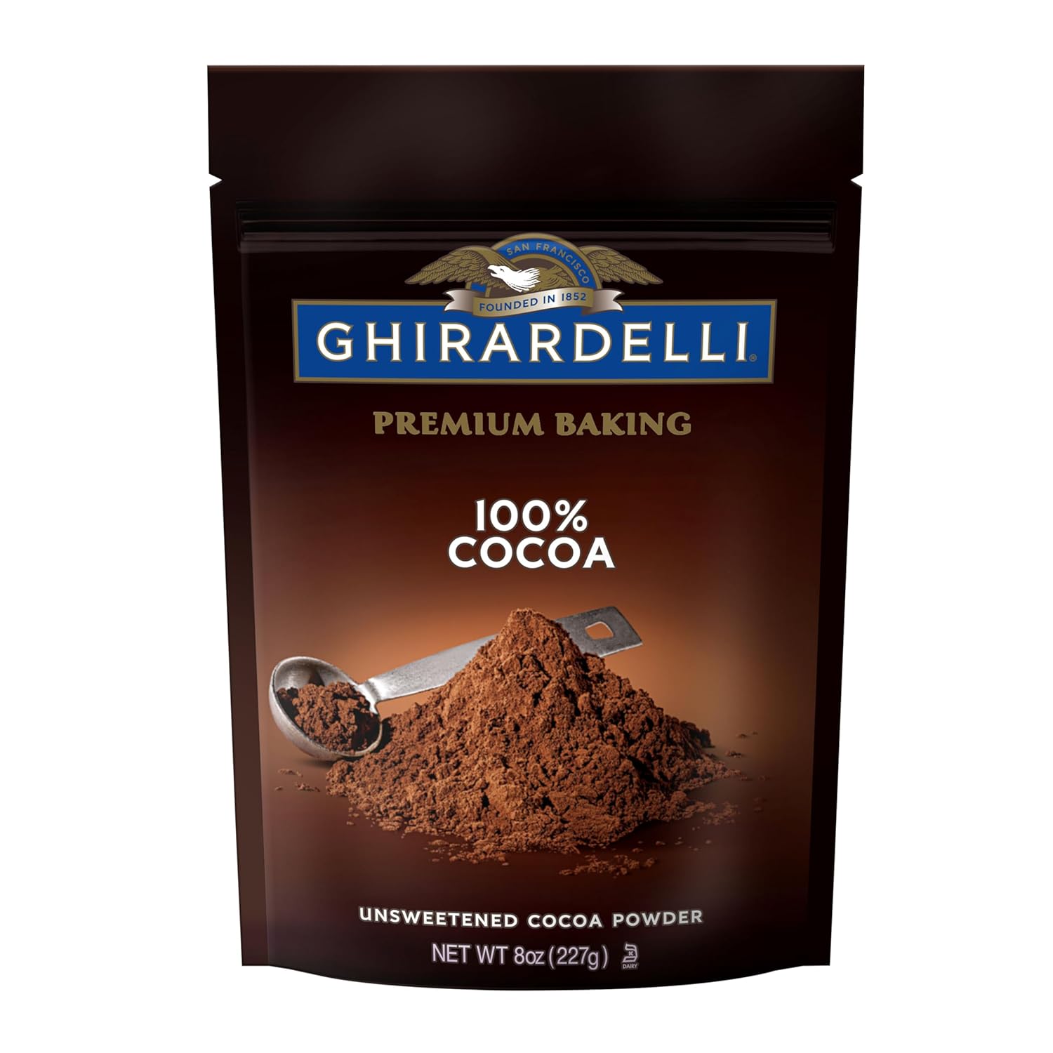 GHIRARDELLI Premium Baking Cocoa for Rich Chocolate Treats