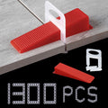 Tile Leveling System 1000 Clips and 300 Wedges - Fast, Flat Tiles