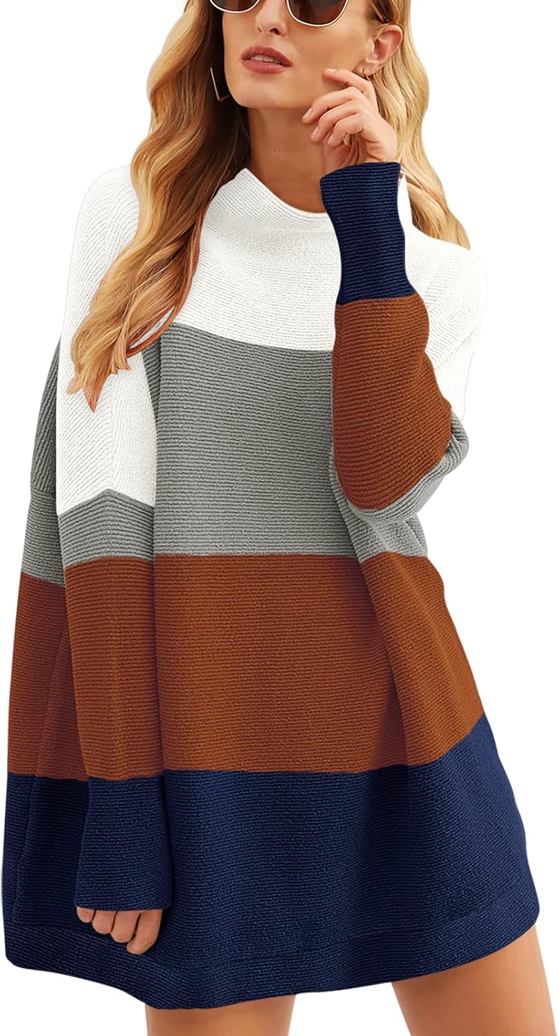 Oversized Casual Loose Turtleneck Sweater for Women 2025