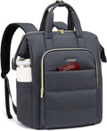 LOVEVOOK Lightweight Puffer Laptop Backpack for Women 15.6 in
