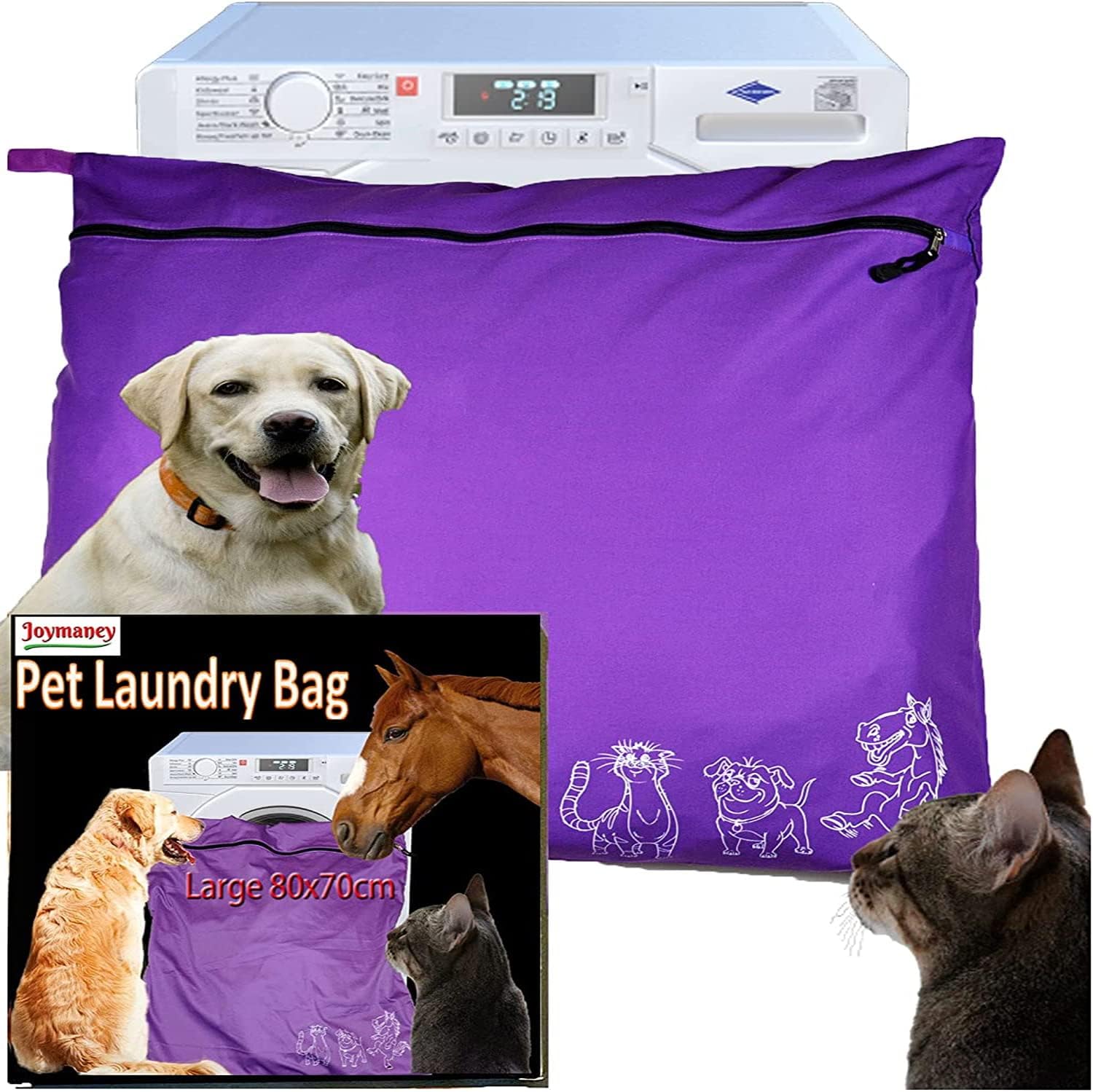 Pet Hair-Free Laundry | Jumbo Wash Bag for All Pets!