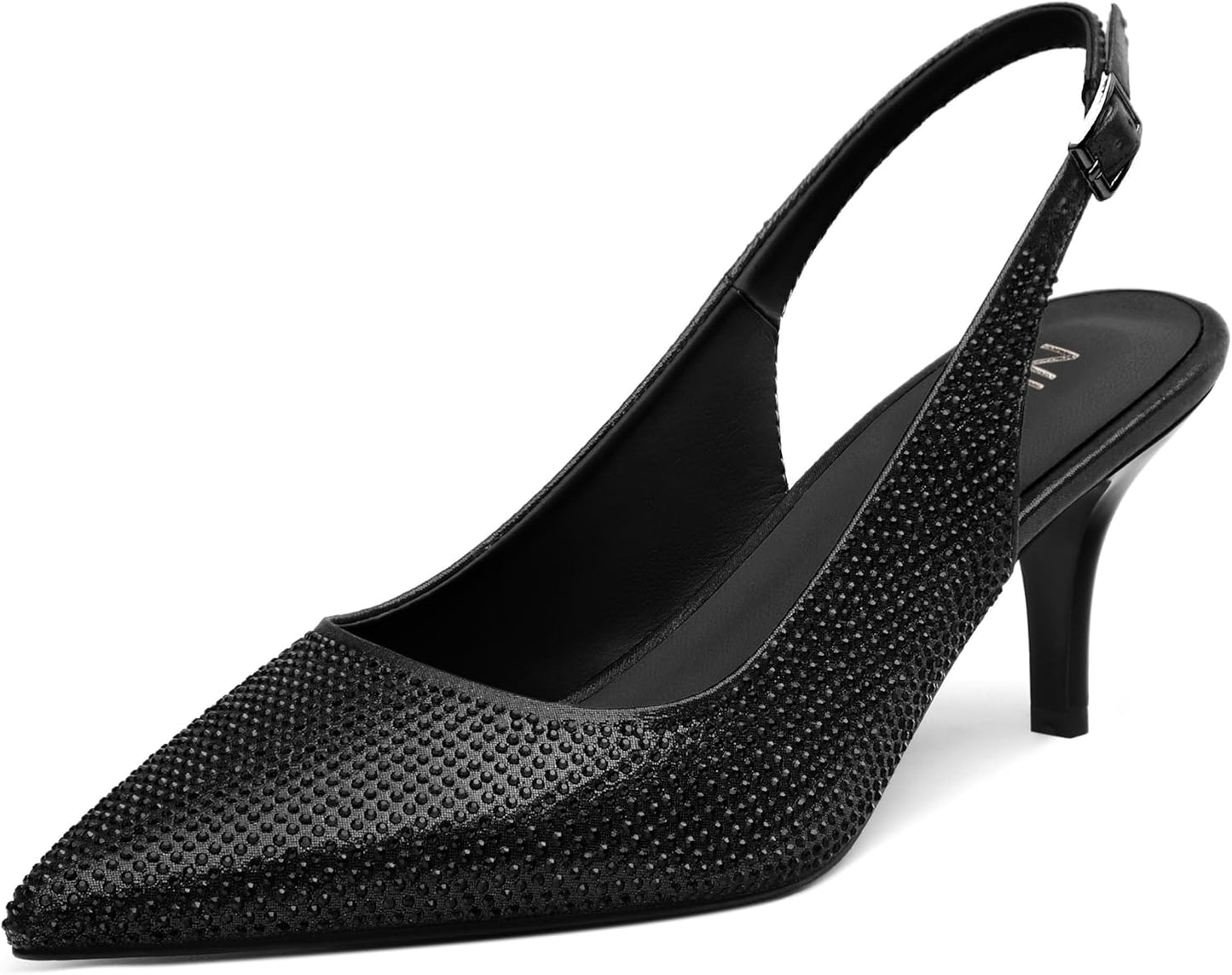 NUMALEO Slingback Heels for Women with Stylish Kitten Design