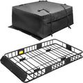 Leader Accessories Roof Rack Cargo Basket Set - Heavy Duty 64in x 39in
