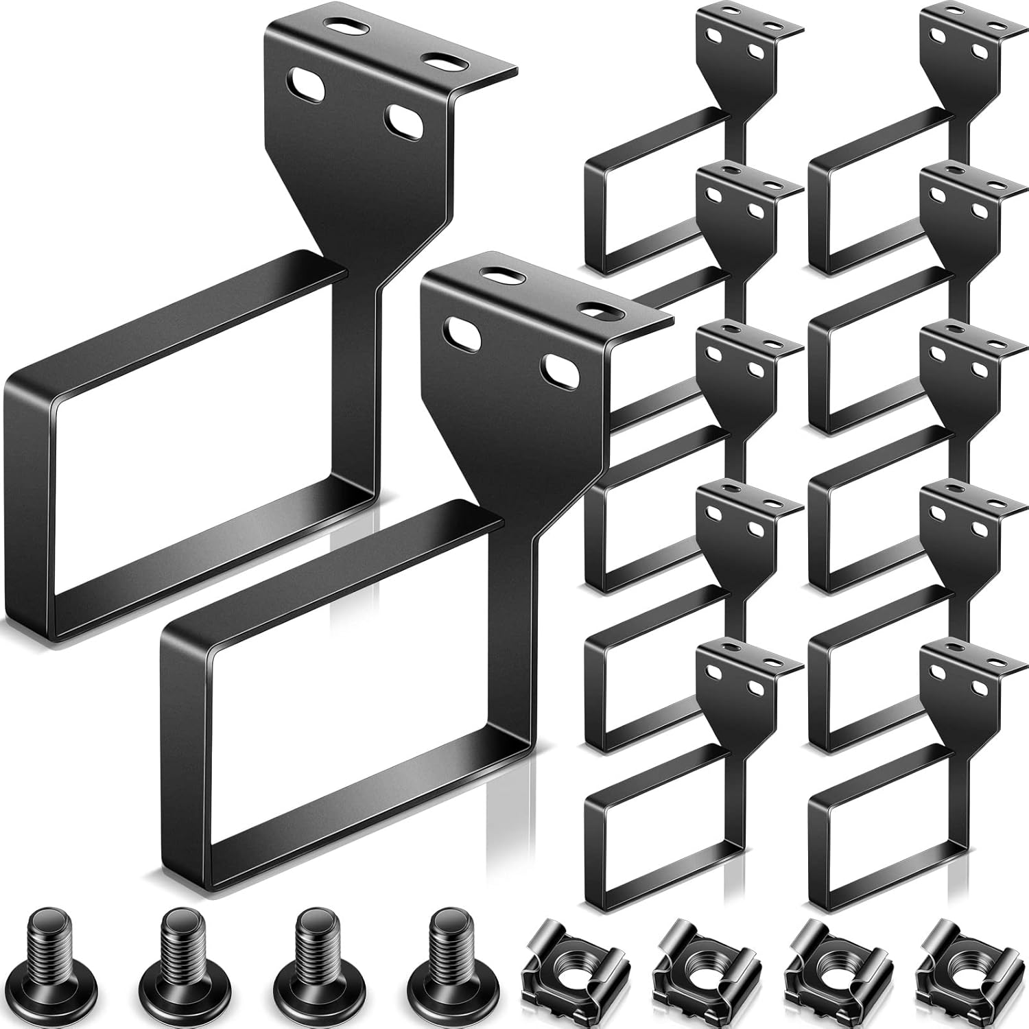 Effortlessly Organize Cables with 10Pc D Rings
