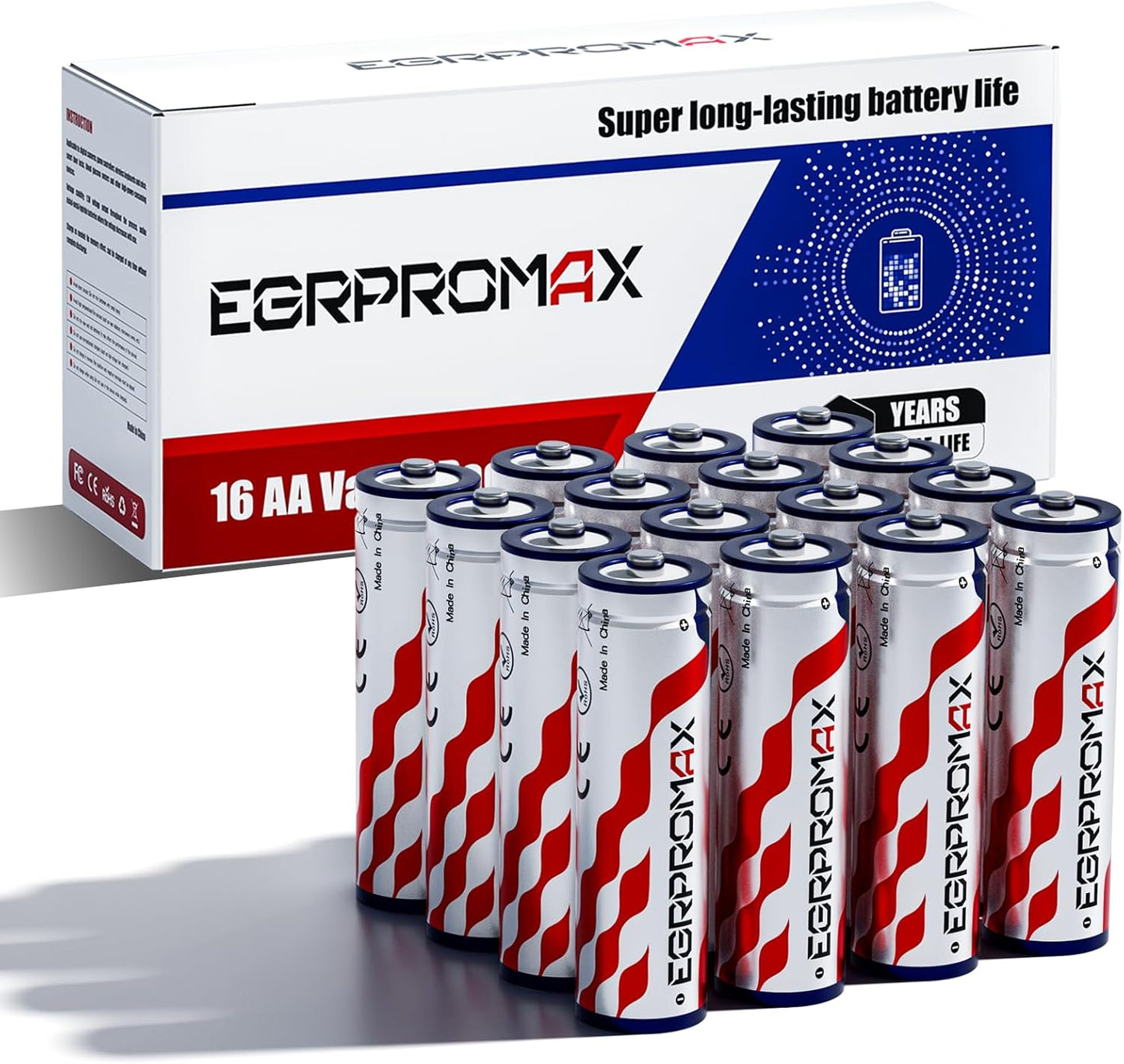 1.5V Lithium AA Rechargeable Batteries for High-Drain Devices