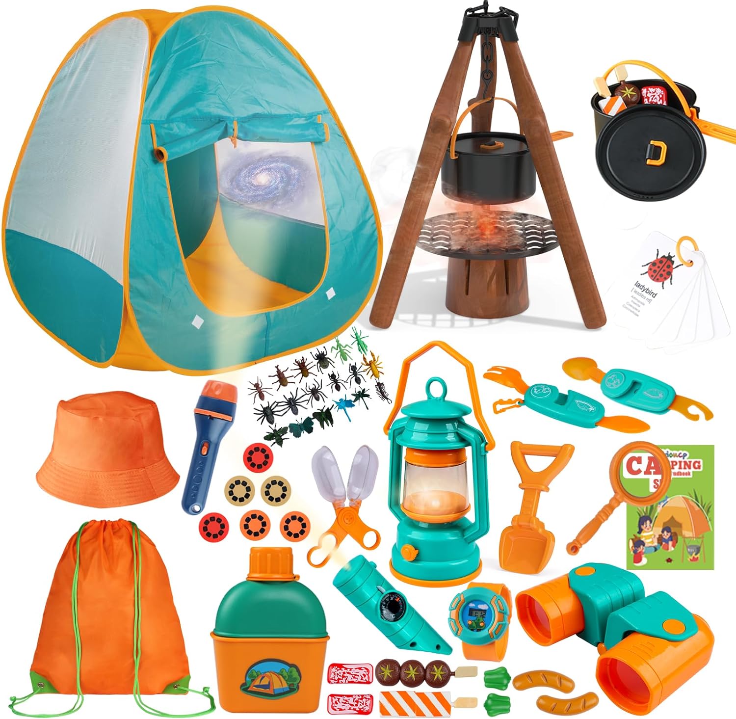 Spark Imagination with Kids Camping Set - 50pcs