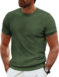 PJ PAUL JONES Men's Knit T-Shirts with Short Sleeves for Everyday Wear