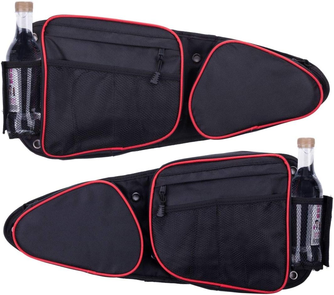 Side Door Bags for RZR with Removable Knee Pad for Storage