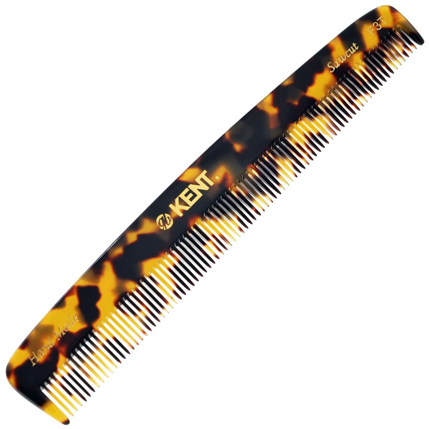 Kent F3T TY Fine Tooth Comb for Hair Parting and Grooming