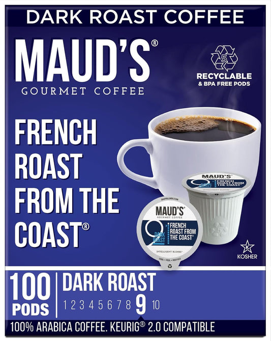 100% Arabica Dark Roast Coffee Pods - Eco-Friendly & Bold Flavor