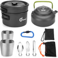 Odoland Lightweight Camping Cookware Set - Outdoor Essentials