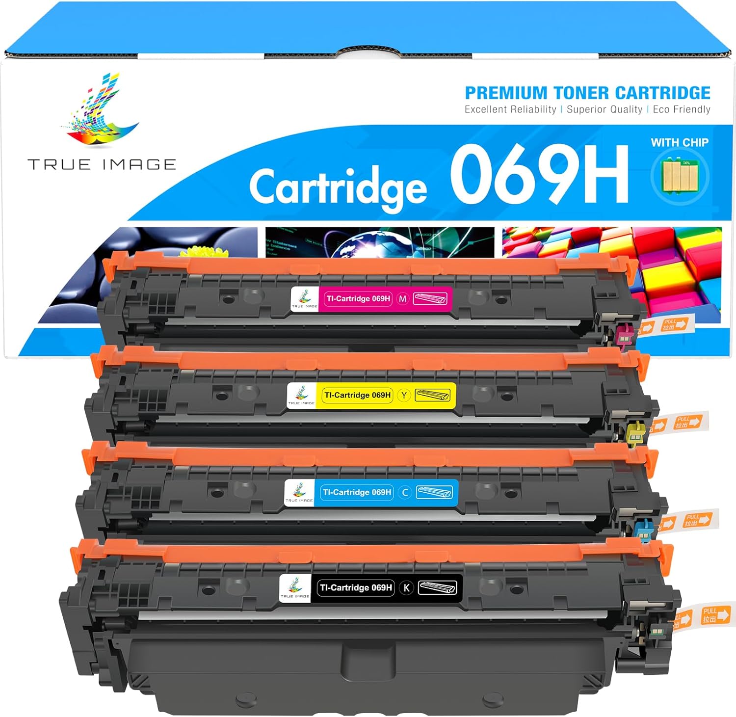 069H 069 Toner Cartridge Set for Canon MF753Cdw Printers