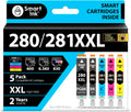 Smart Ink Compatible Ink Cartridges Replacement for Canon 281 280