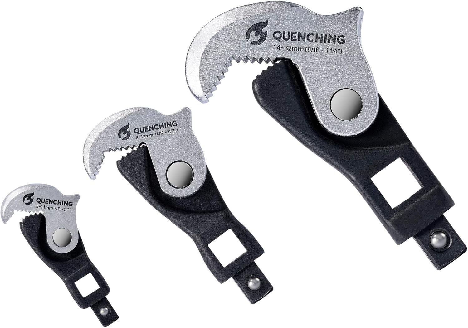 Self-Adjusting Crowfoot Wrench Set for Versatile Fastening Needs