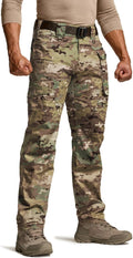 CQR Men's Tactical Pants Water Resistant Ripstop Cargo (Style R9YM)