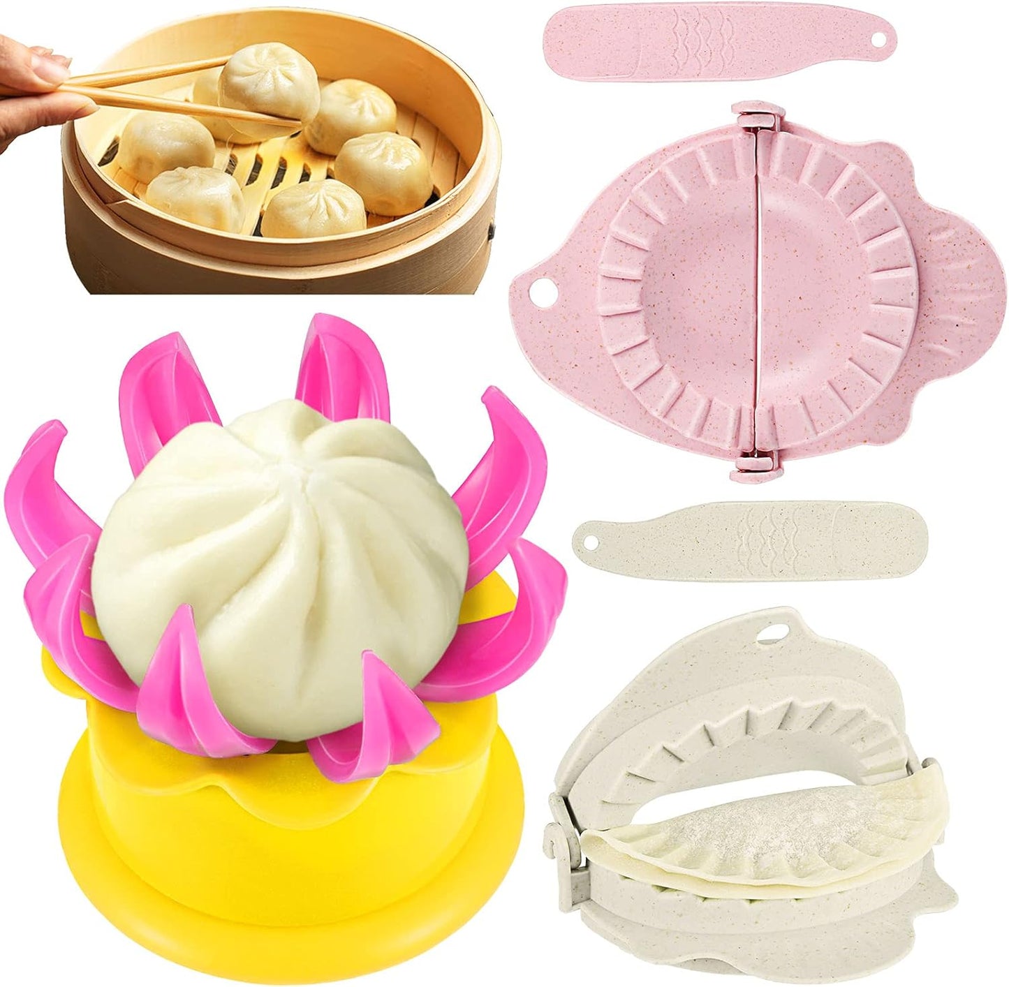 Kid-Friendly Bun & Dumpling Maker Set - Fun Learning Tool