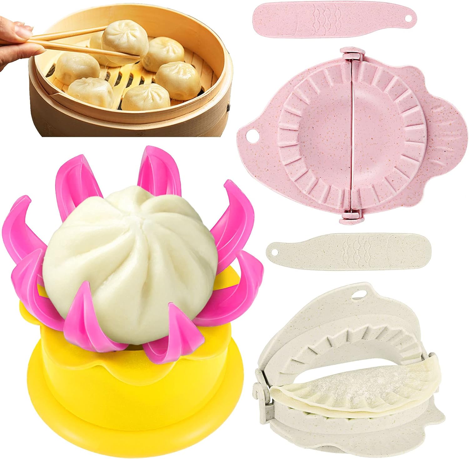 Kid-Friendly Bun & Dumpling Maker Set - Fun Learning Tool