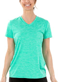 Arctic Cool Women's V-Neck Instant Cooling Workout Shirt - Lightweight