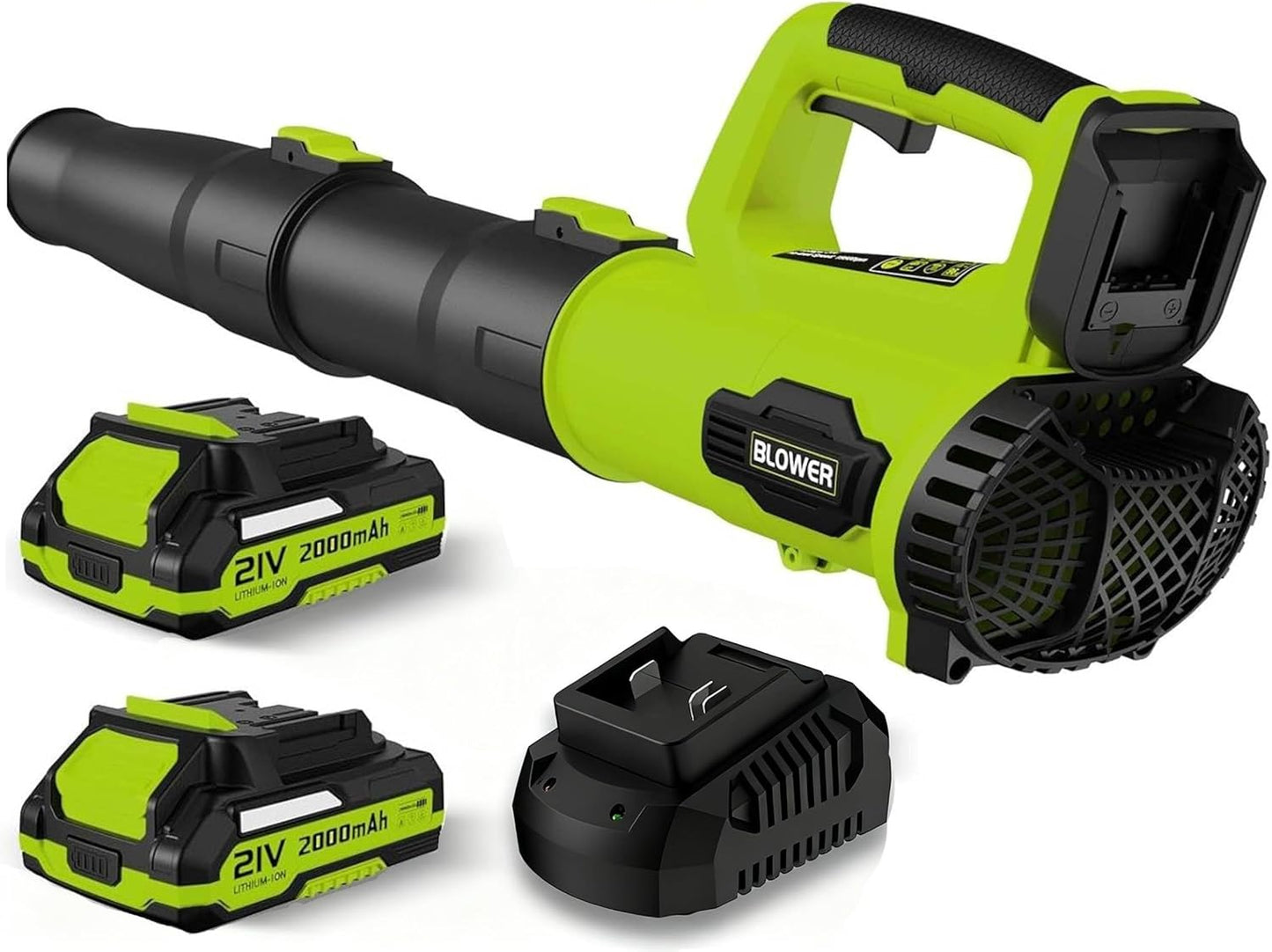 21V Electric Cordless Leaf Blower for Efficient Lawn Care