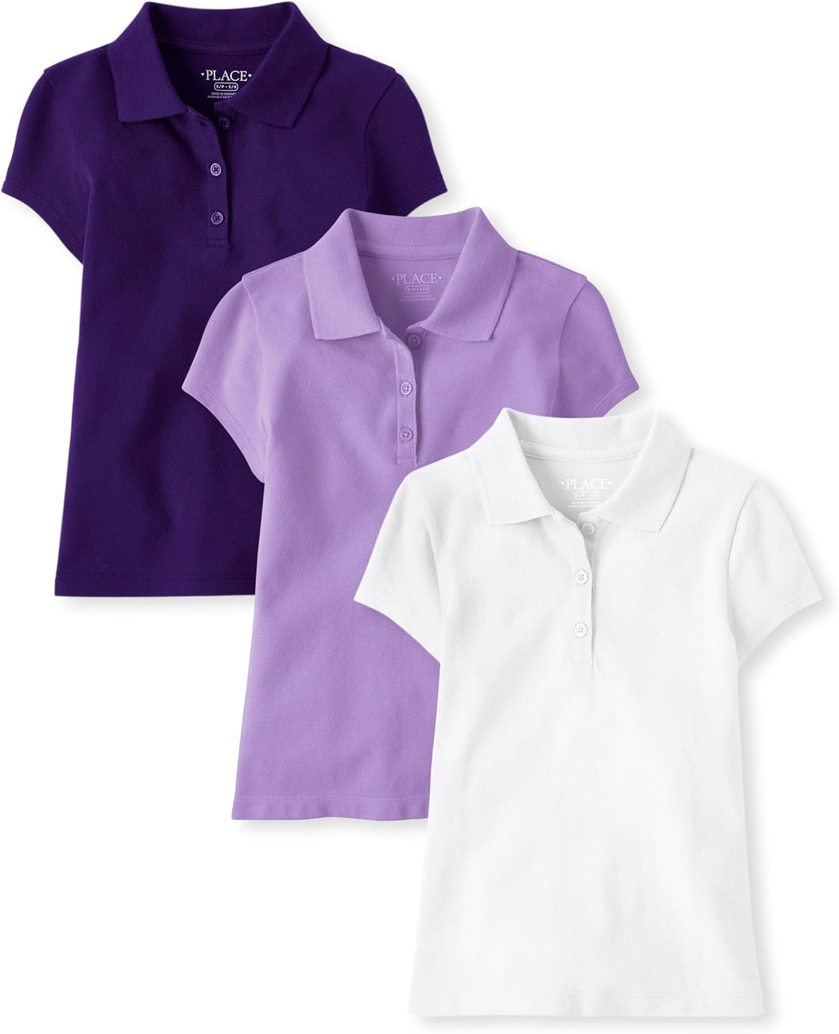 Multipack Short Sleeve Pique Polo for Kids - Classic Style