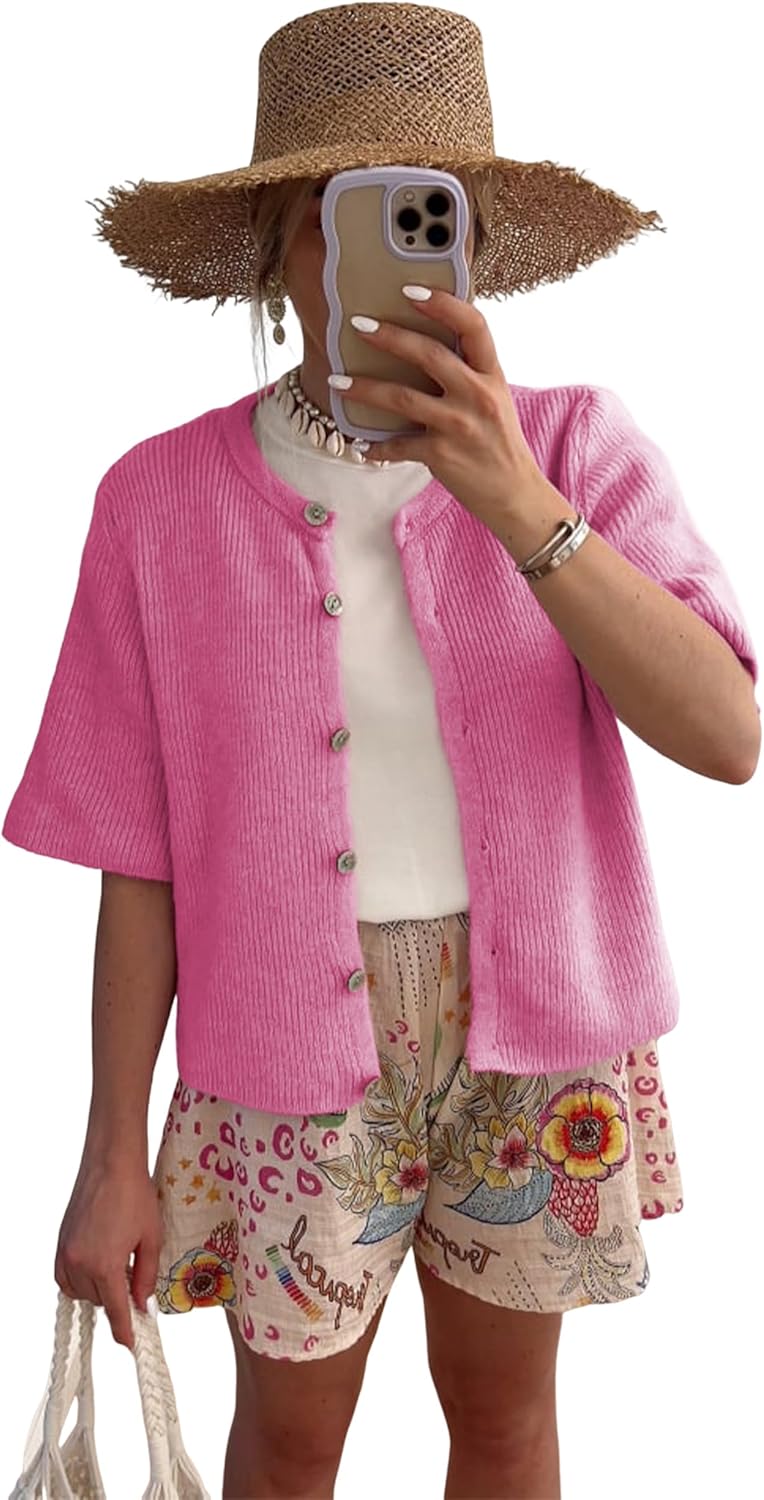 SCUSTY Women's Lightweight Cardigan for Summer Style and Comfort