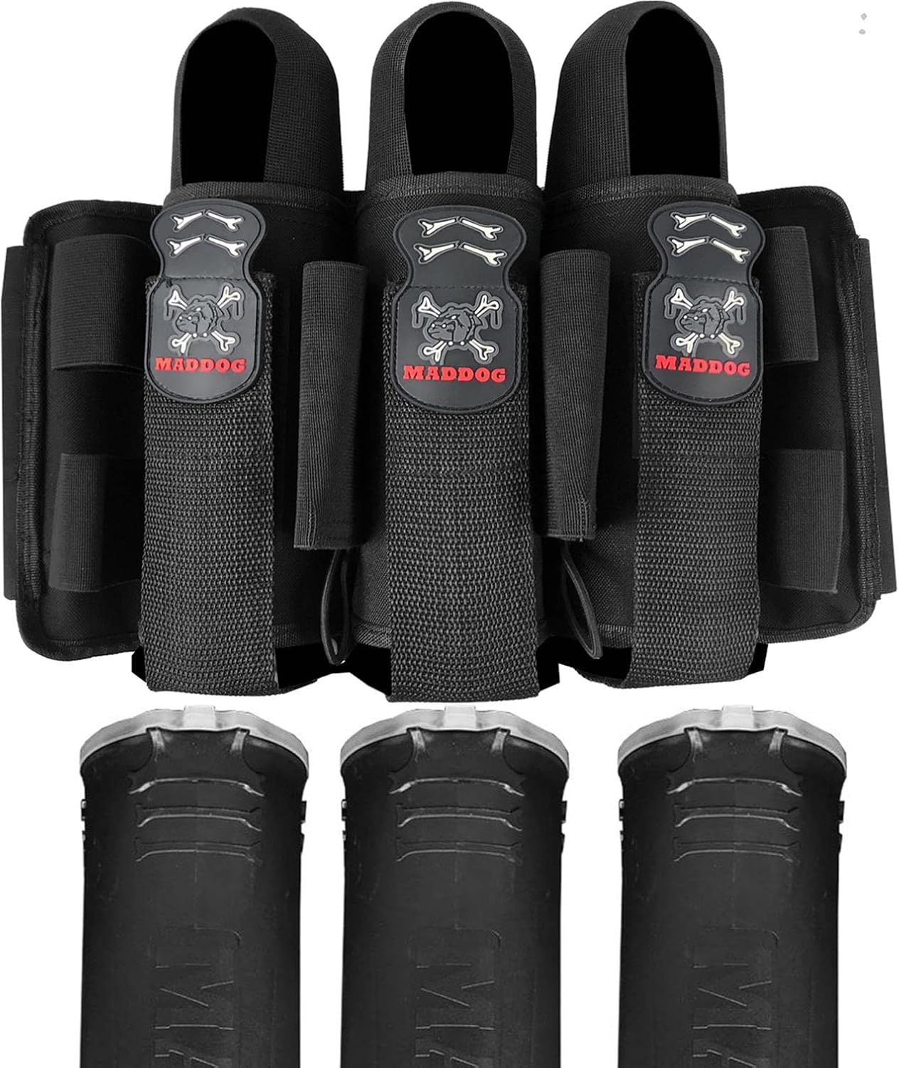 Maddog Pro 3+2 Paintball Harness Pod Pack for All Players