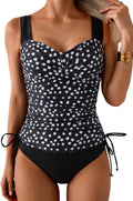 Tankini Swimsuits for Women Tummy Control Two Piece (Style 5R1W)