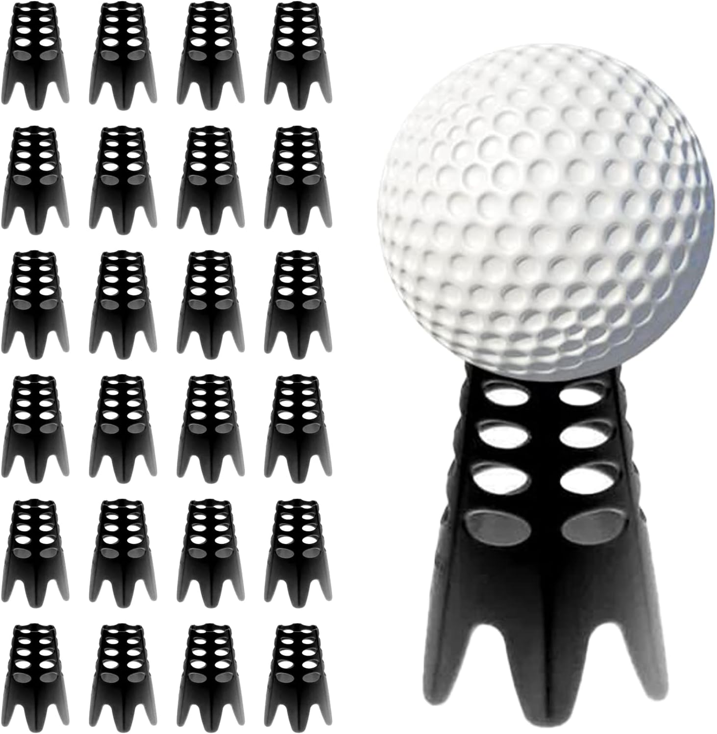 24Pcs Golf Simulator Tees for Home Practice