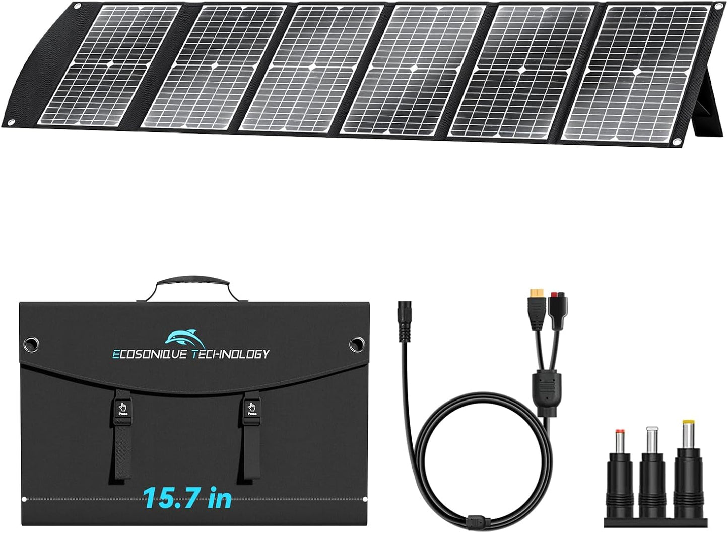 Extreme Lightweight Foldable Solar Panels Charger for Camping