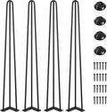 SMARTSTANDARD 34 Inch Hairpin Table Legs for Stylish Furniture