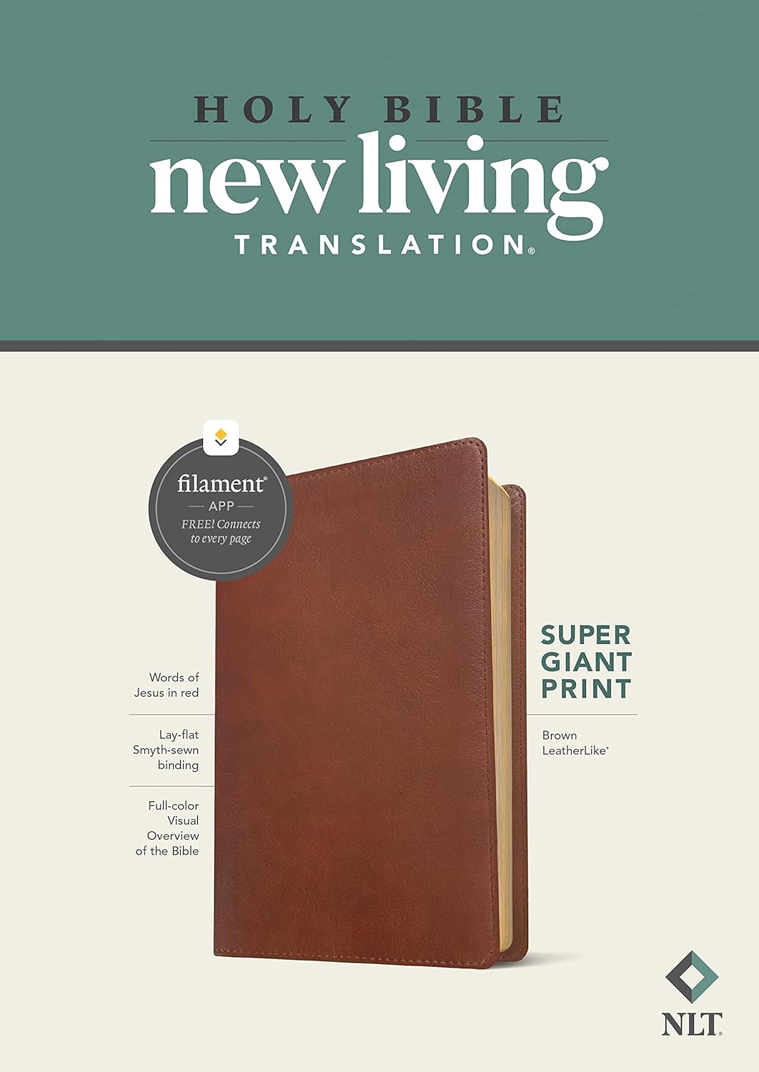 NLT Super Giant Print Bible with Filament Enabled Features