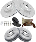 Front & Rear Brake Pad and Rotor Kit for 2008-2014 Scion xD - Ceramic