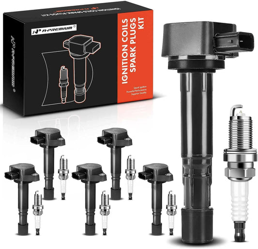 A-Premium Set of 6 Ignition Coil Pack and Spark Plugs Review