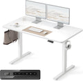 55 x 24 in Electric Standing Desk White Top - Height Adjustable