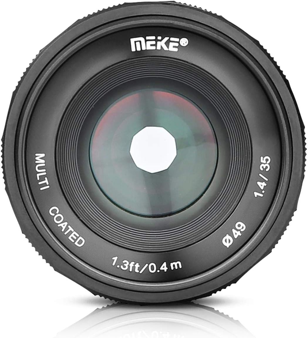 MEIKE 35mm F/1.4 Manual Focus Lens for Sony APS-C Cameras