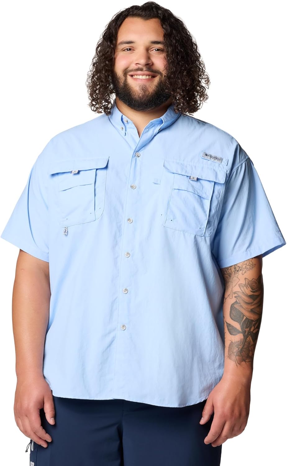Columbia Men's PFG Bahama II Short Sleeve Shirt for Anglers