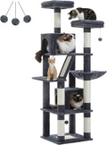 PAWZ Road 70 Inch Cat Tower for Multi-Cat Households