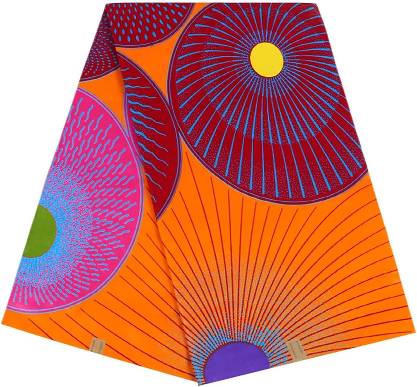BintaRealWax 100% Cotton Ankara Print Kente Fabric for DIY Projects