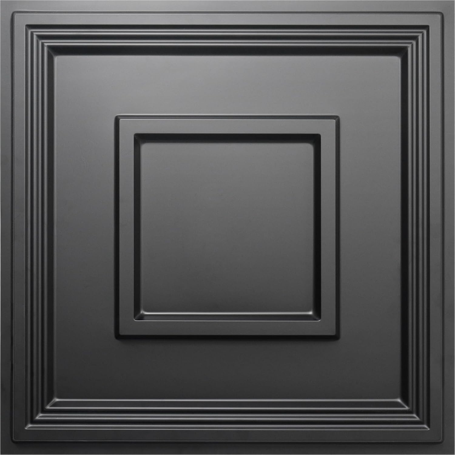 STICKGOO Black Drop Ceiling Tile 2ft x 2ft for Easy Installation