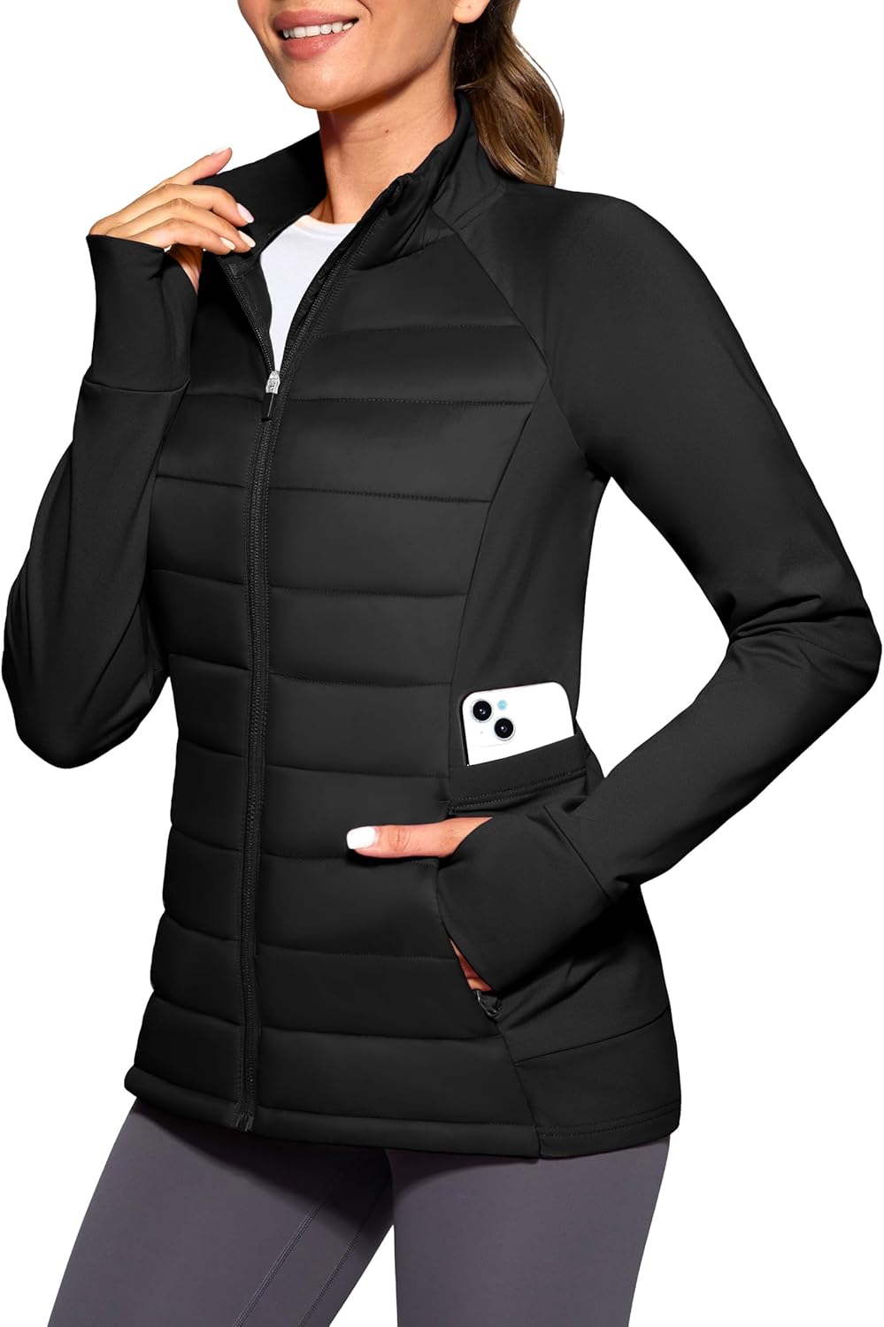 G Gradual Women's Running Fleece Lined Jacket for Cold Weather